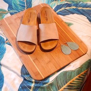 Marina Luna soft leather slip-on, 7.5